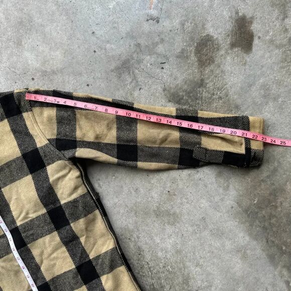 Vintage 60s Chippewa Wool Plaid Tartan Button Shirt Size S/M - Picture 9 of 9